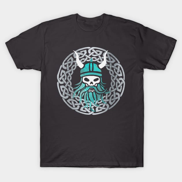 Viking Skull T-Shirt by Wild Geometric